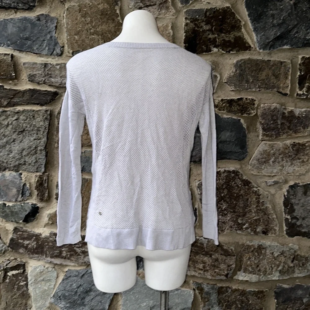 Lululemon Athletic Well Being Sweater in ‘Heathered Vapor’ Gray Size